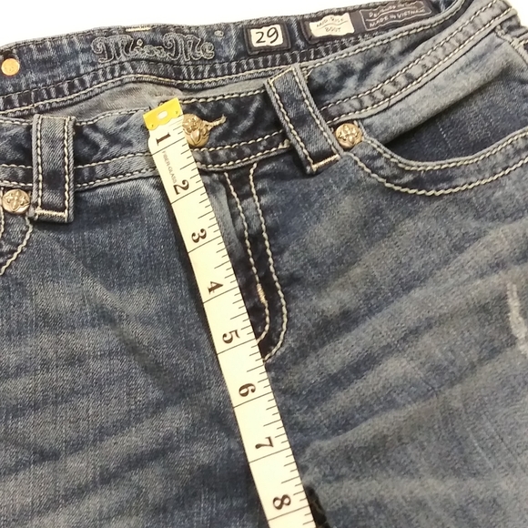 Miss Me Jeans Mid Rise Boot 29 Floral Pattern HTF! - Picture 8 of 9